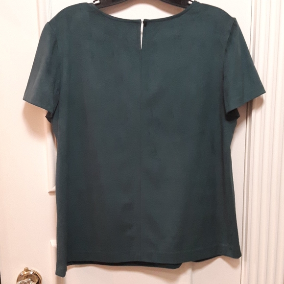 🛍️J crew factory Faux suede top / blouse - Picture 3 of 3